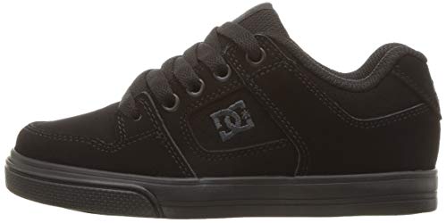 DC Boy's Pure Shoe, Black/Pirate Black, 2.5 M US Little Kid