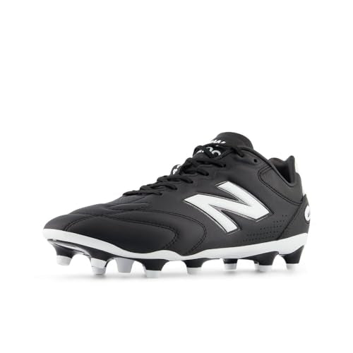 New Balance 442 Pro FG V3 Soccer Cleats Unisex Wide Options Black/White