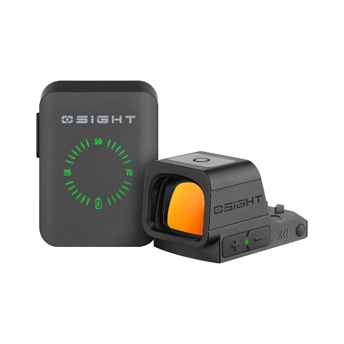 OSIGHT XR Red Dot Sight with Collapsible Backup Rear Sight 2/6 & 32 MOA Multi-Reticle