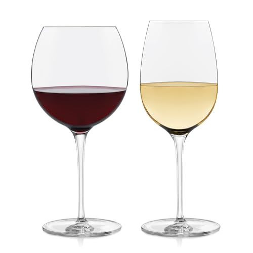 Wine Party Set - Libbey Kentfield Red & White Wine Glasses, 12 Pieces