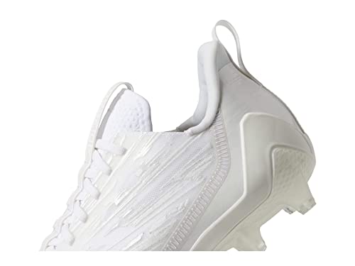 Adidas Men's Adizero Football Cleats White/White/White Size 11 Lightweight Sprintframe