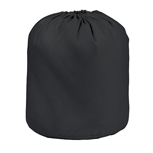 Classic Accessories Fairway Long Roof 4-Person Golf Cart Quick-Fit Cover, Black