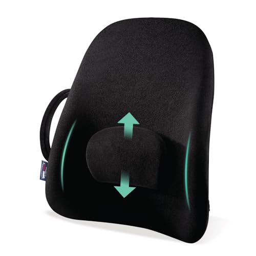 ObusForme Wideback Back Support Cushion with Lumbar Pillow - Ergonomic Seat & Posture Support