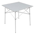 ALPS Mountaineering Silver Aluminum Roll-Top Camp Table - Fast Setup, Compact Storage