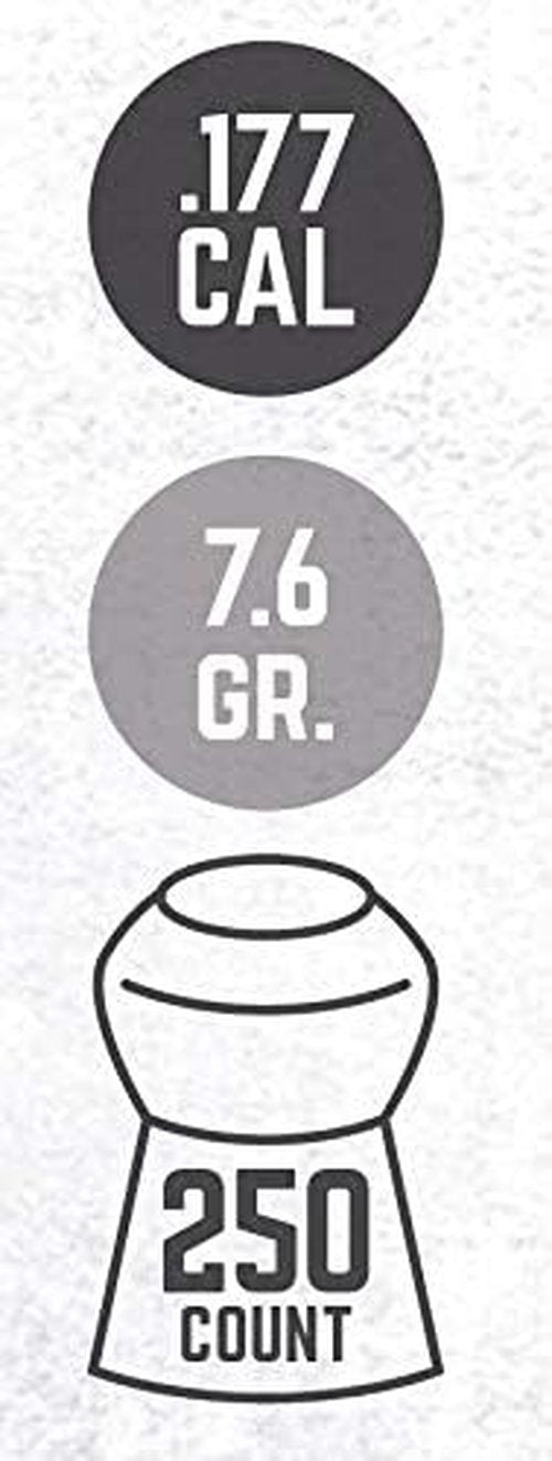 Gamo Match Pellets - Flat Nose Precision Shooting | High Accuracy Airgun Ammunition