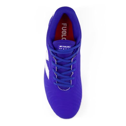New Balance Women's FuelCell Fuse V4 Molded Softball Cleats - Team Royal/Optic White, 6