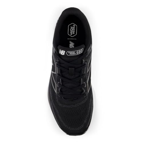 New Balance Men's Fresh Foam 680 V8 Running Shoes Black Magnet Size 11