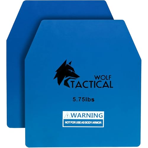 WOLF TACTICAL 5.75LB Weight Plate for Training Vests - Steel Resistance Weights