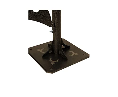 Skull Hooker Trophy Tree Shoulder Pedestal Mount in Robust Brown – Adjustable Steel Head Display Kit