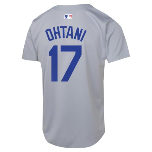 Youth Los Angeles Dodgers Shohei Ohtani Jersey Grey 8-20 - Kids Player Baseball Shirt - Variation of THIS listing 10-12 / Shohei Ohtani Los Angeles Dodgers Grey