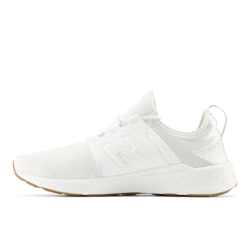 New Balance Men's Fresh Foam X Cruz V3 Running Shoes - White/White/Gum 12