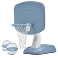 Coast Modern Outdoor Pool Basketball Hoop with Large Backboard & Water Basketballs