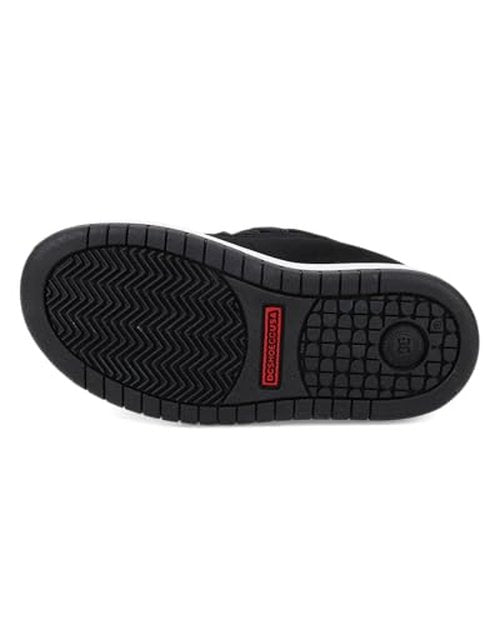 DC Youth Court Graffik Skate Shoe (Little Kid/Big Kid) Black/White/Red