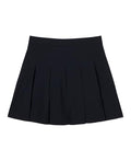 Girls' Navy Pleated School Uniform Skirt with Cell Phone Pocket - 3-5