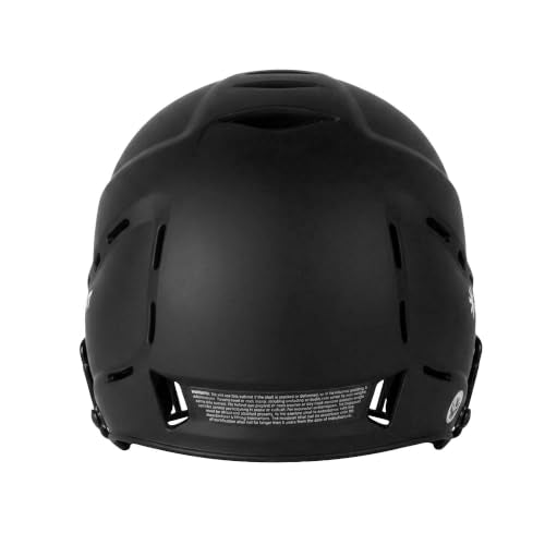 Softball Batting Helmet for Women & Girls - Matte Black, Small/Medium