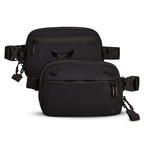 Vertx Everyday Tactical Fanny Pack Black - 2L CCW-Ready Nylon Waist Bag with Rapid Access