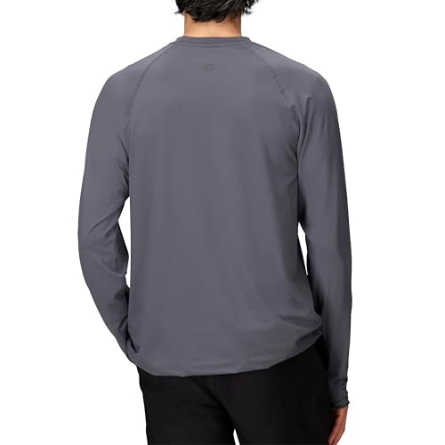Men's Windridge Long Sleeve Shirt - Medium Steel Onyx, Moisture-Wicking, UPF 50