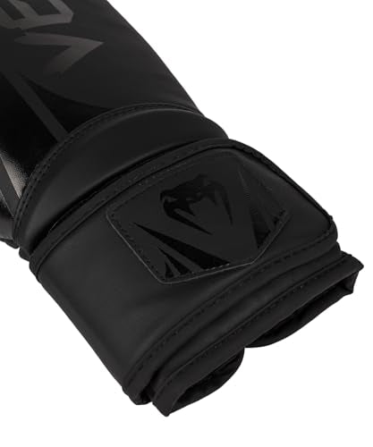 Venum Challenger 2.5 Boxing Gloves Black/Black 16 oz - Durable & Impact-Absorbing