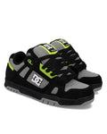 DC Shoes Mens Stag Sneakers - 10.5 Black Grey Green