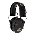 WALKER'S Razor Rechargeable Electronic Muff - HD Speakers 21dB NRR Compact Collapsible Hunting Shooting Hearing Protection Earmuffs, USB Charging Cable Included, Black