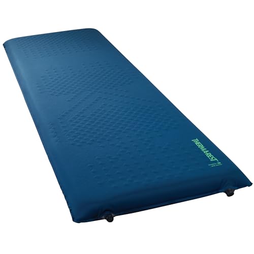 Self-Inflating Foam Camping Sleeping Pad Large - 25 x 77 Inches with Updated Storage Bag