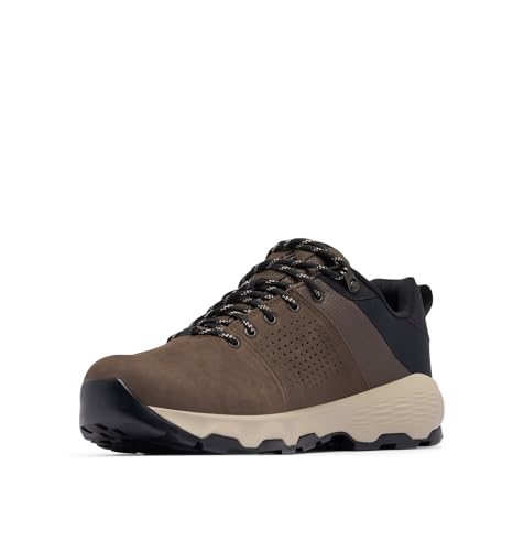Columbia Men's Newton Nimble Waterproof Leather Hiking Shoes - Tundra/Black 9.5
