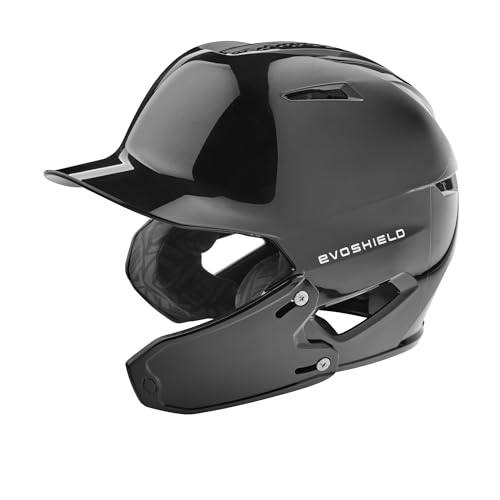 EvoShield XVT 2.0 Batting Helmet with Face Shield - Gloss Black, S/M