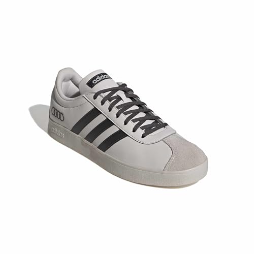 adidas VL Court Audi Motorsport Shoes - Chalk Pearl/Utility Black/Red - Unisex Sneakers
