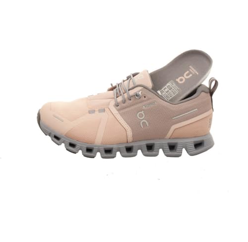 Women's Waterproof Cloud 5 Sneakers - Rose/Fossil, Size 8.5, Eco-Friendly