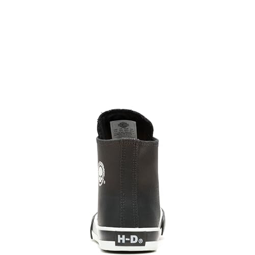 Harley-Davidson Men's Baxter Sneakers Black/White 12 Casual Leather Shoes
