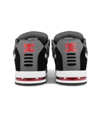 Men's DC AT-2 Sneakers Black Grey Red 14 Medium Impact-Absorbing Shoes