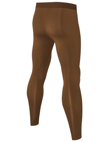 Men's Athletic Compression Leggings - Sports Baselayer Pants