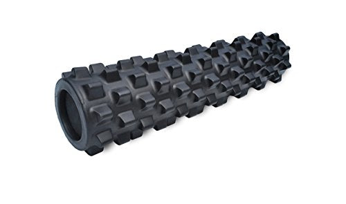 Midsize RumbleRoller Extra Firm Foam Roller for Deep Tissue Muscle Recovery