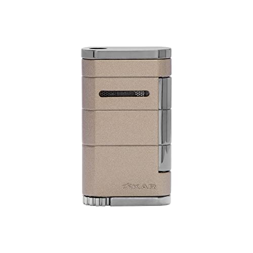 Xikar Allume Single Flame Cigar Lighter with Fuel Window & Adjustable Flame