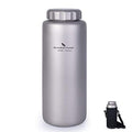 Titanium Water Bottle 35.5oz Leakproof Hydration Flask for Camping Hiking