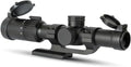 Monstrum Banshee 1-6x24 LPVO Rifle Scope with BDC B1 Reticle & Offset Mount - Black