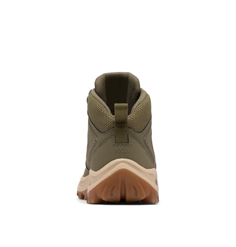 Columbia Women's Transverse Suede Waterproof Hiking Boots - Stone Green/Raw Honey, Size 8