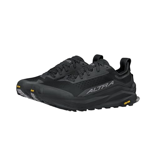 ALTRA Men's Olympus 6 Trail Running Shoes - Black/Black, Size 11
