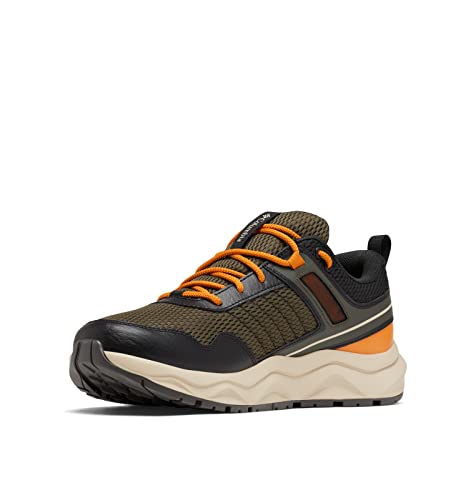 Columbia Plateau™ Waterproof Men's Sneakers 13 Wide Olive Green/Ancient Fossil