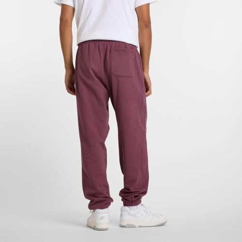 Men's French Terry Jogger Pants - Faded Plum Small - Comfortable Athletic Wear
