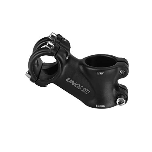 25.4mm Bike Handlebar Stem Riser 60mm 35 Degree MTB Road Bike BMX Aluminum
