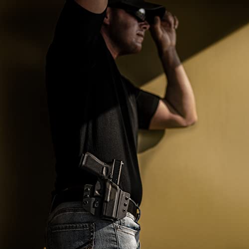 Tulster OWB Contour Kydex Holster for H&K CC9 - Black, Optic Ready, Concealed Carry