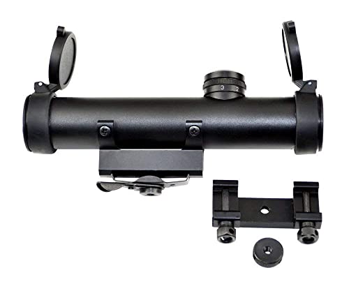 4X20 Waterproof Scope with Bullet Drop Compensation Handle - Non-Illuminated