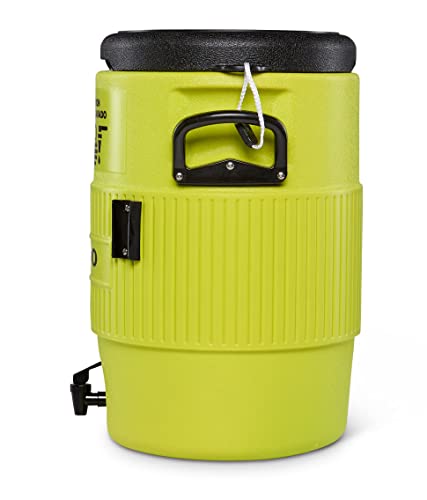 Acid Green 10 Gallon Igloo Sports Cooler with Spout & Handwashing Station