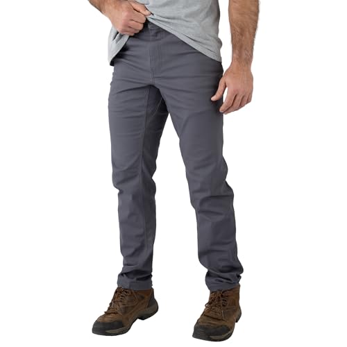 Field & Stream Men's Full Strut Stretch Canvas Pants 36W x 32L Charcoal
