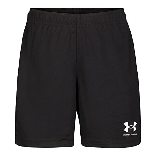 Under Armour Boys' Challenger Performance Soccer Shorts - Black, 6