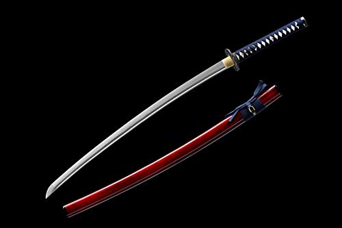 Damascus Steel Samurai Sword Katana Hand-Forged Traditional 40.5in Blade