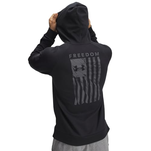 Under Armour Men's Freedom Flag Hoodie - Large Black