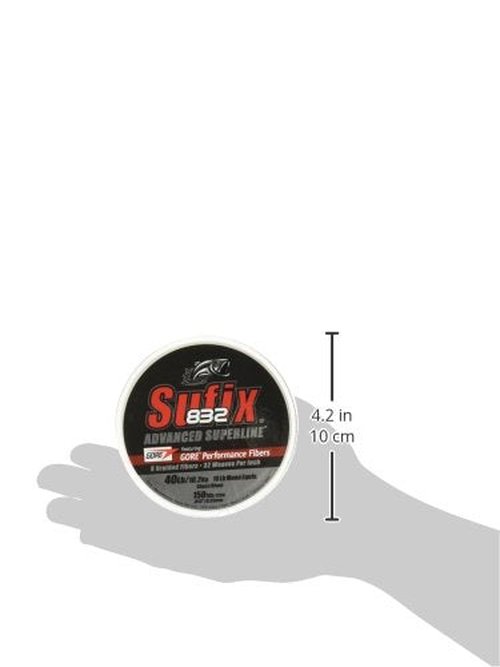 Sufix 832 Braid 80 lb Ghost 150 yards