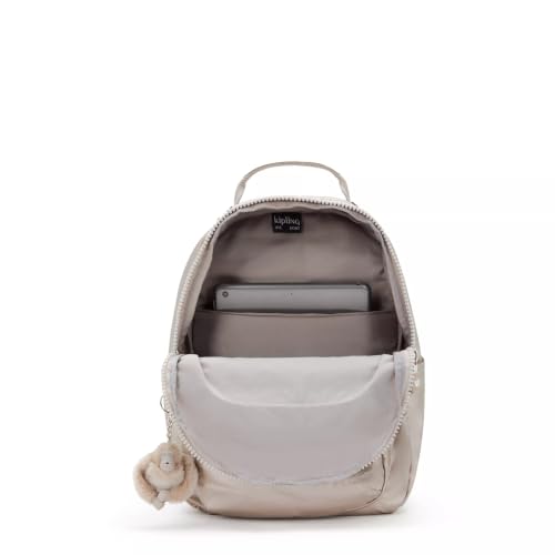 Kipling Women's Seoul Small Tablet Backpack - Metallic Glow, Durable, Padded Straps